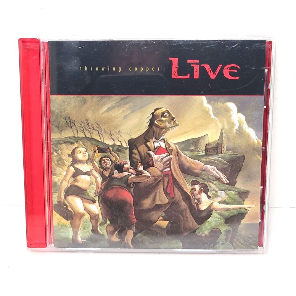 Live - Throwing Copper (CD, 1994 Radioactive) Columbia House - Red Tray